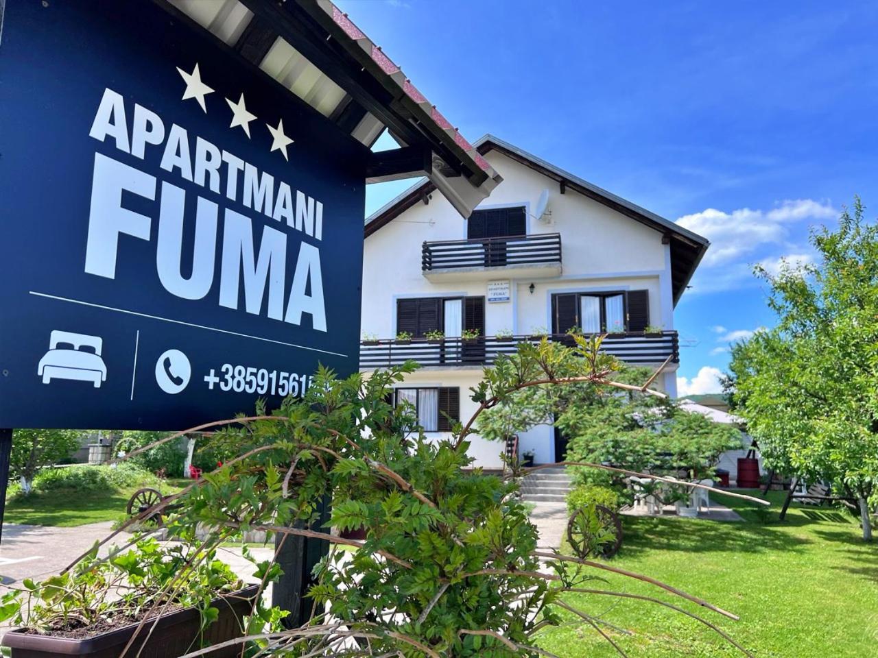 Apartments Fuma Оточац Екстер'єр фото